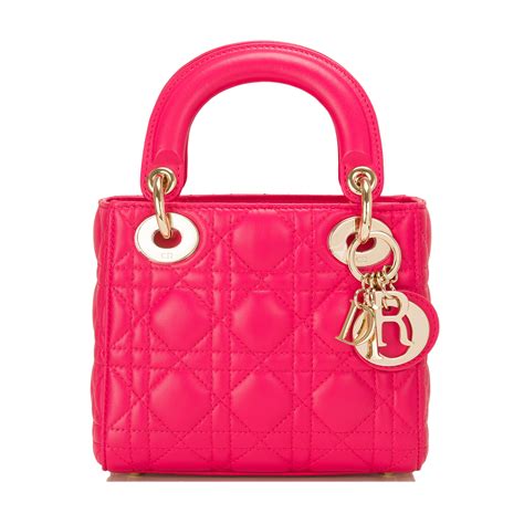 lady dior mini bag pink|lady dior handbag pink.